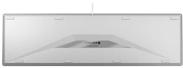 CHERRY KC 6000 SLIM - Klaviatūra - QWERTZ - Deutsch - Sidabrinė