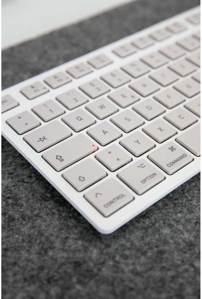 Klaviatūra CHERRY KW 7100 MINI BT FOR MAC/DE LAYOUT MOONLIGHT Baltas