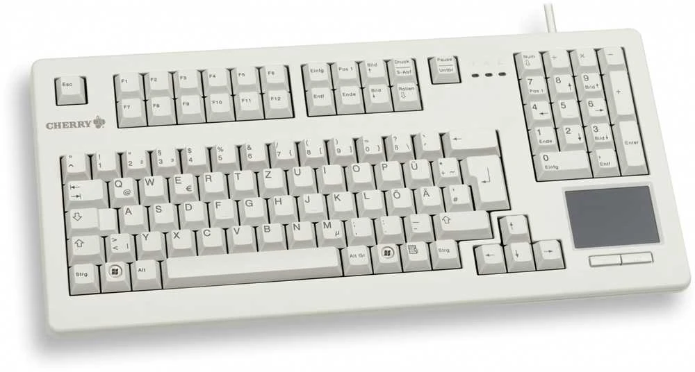 Klaviatūra - Cherry MX11900 USB QWERTY su Jutikliniu Padu 450x250x45 mm