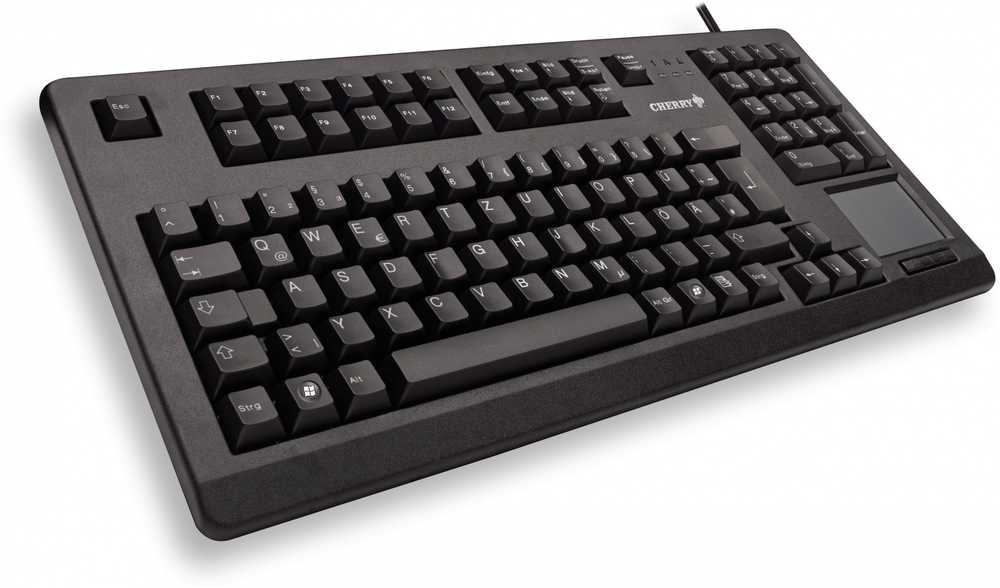 CHERRY TOUCHBOARD Juodas/Klaviatūra USB FRENCH