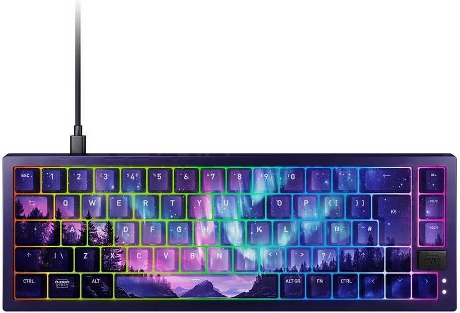 Cherry XTRFY K5V2 klaviatūra - klaviatūra - 65% - kompaktiška