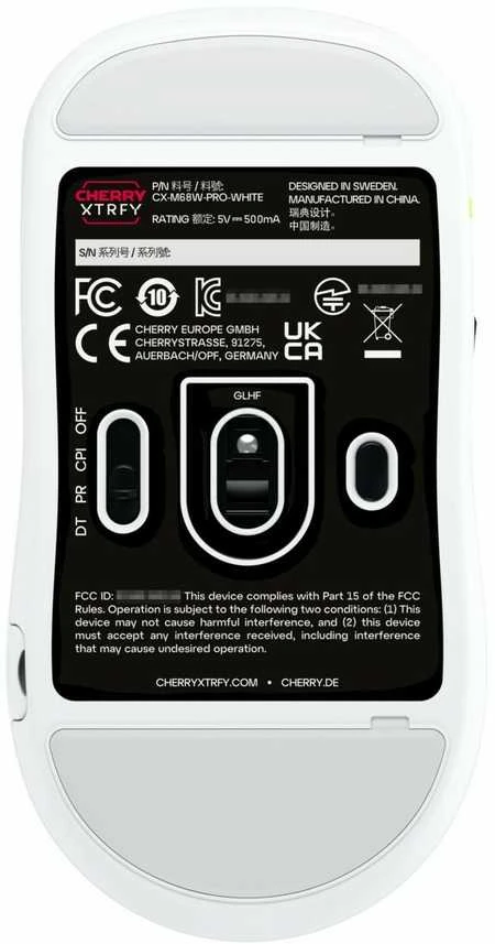 CHR M68 PRO WIRELESS Baltas Pelė - WIRELESS