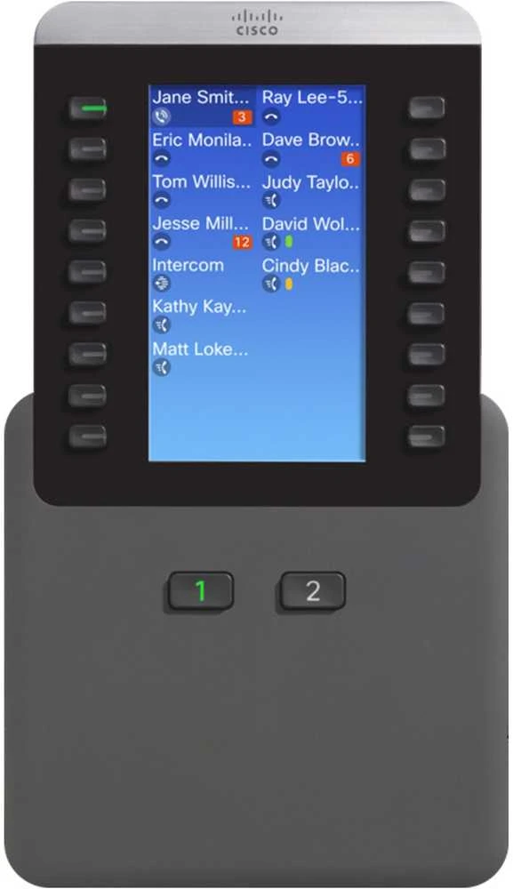 CISCO 8800 serijos vaizdo KEM 28 mygtukas