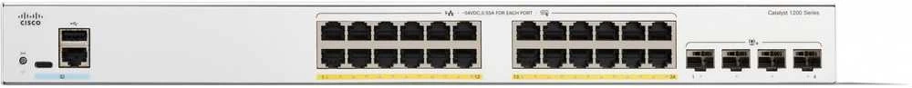 Šakotuvas Cisco CATALYST 1200 24-PORT GE FULL - POE 4X10G SFP+