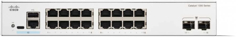 Šakotuvas Cisco Catalyst C1300-16T-2G