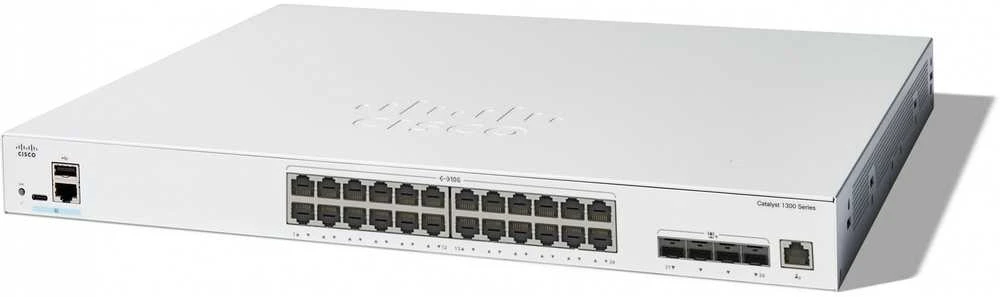 Šakotuvas Cisco CATALYST 1300 24-PORT 10GE - 4X10G SFP+ SHARED