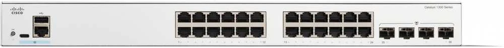 Šakotuvas Cisco CATALYST 1300 24-PORT GE 4X1G - SFP