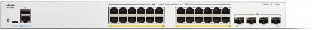 Šakotuvas Cisco Catalyst C1300-24FP-4G