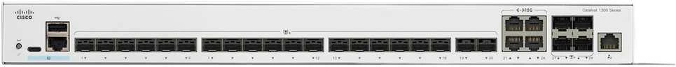 Šakotuvas Cisco CATALYST 1300 24-PORT SFP+ - 4X10GE SHARED