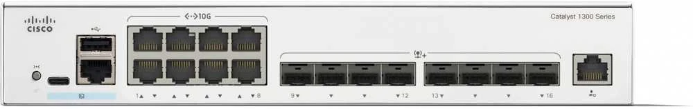 Šakotuvas Cisco CATALYST 1300 8-PORT 10GE - 8-PORT SFP+