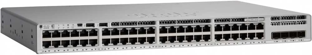 Šakotuvas Cisco CATALYST 9200 48-PORT 8XMGIG - POE+ NETWORK ESSENTIALS