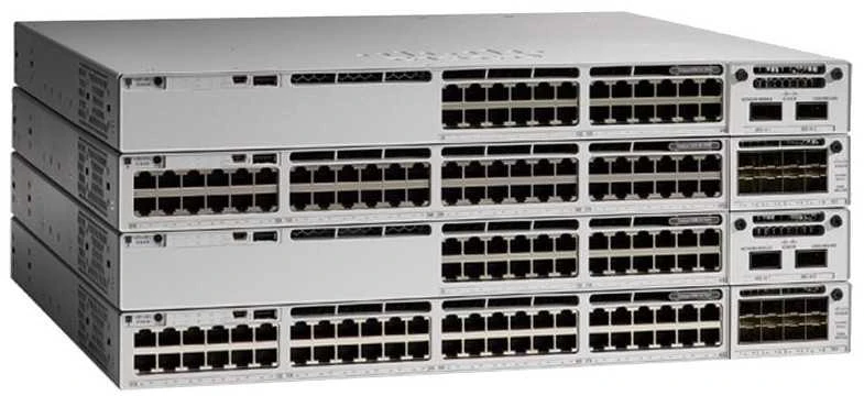 Šakotuvas Cisco CATALYST 9300X 12X25G FIBER - PORTS MODULAR UPLINK SWITCH