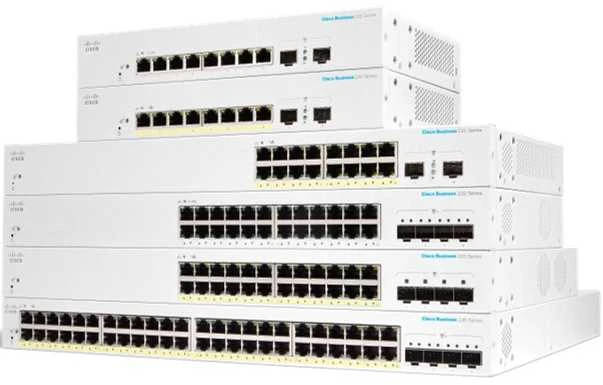 Šakotuvas Cisco CBS220-48T-4X-EU jungiklis