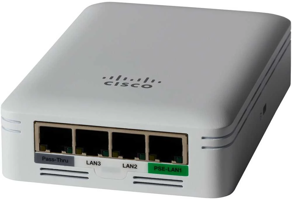 Šakotuvas Cisco CBW145AC 802.11ac 2x2 Wave 2 prieigos taško sieninė plokštė