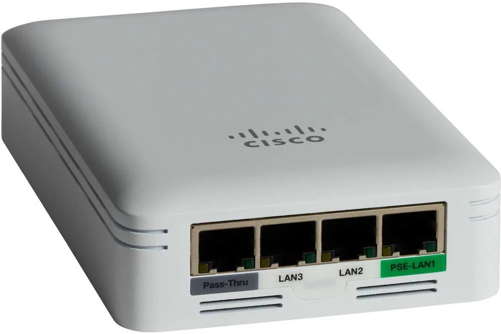 Šakotuvas Cisco CBW145AC 802.11ac 2x2 Wave 2 prieigos taško sieninė plokštė