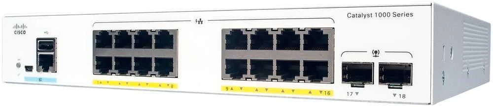 Šakotuvas Jungiklis Cisco C1000-16P-2G-L