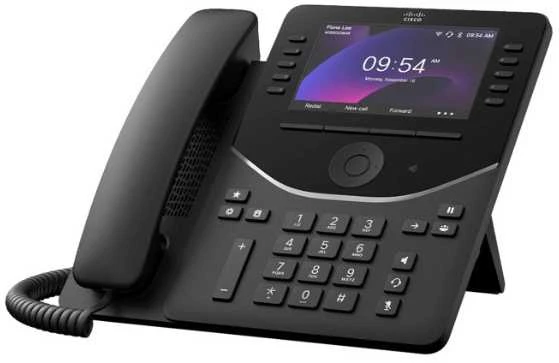CISCO Desk Phone 9861 Carbon Juodas
