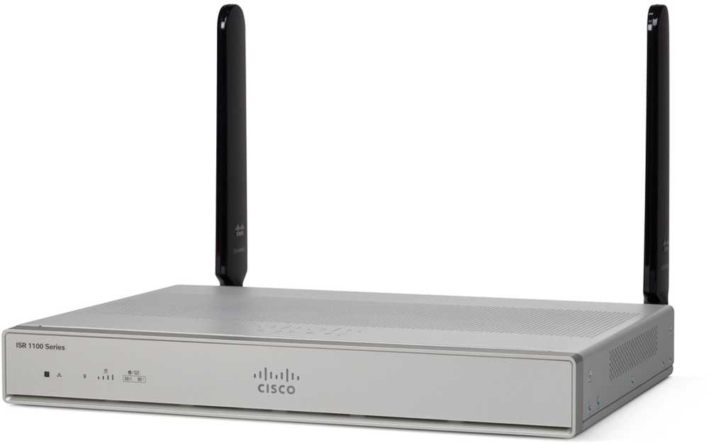 Šakotuvas Cisco ISR 1100 4 PORTS DSL - ANNEX A/M AND GE WAN ROUTER