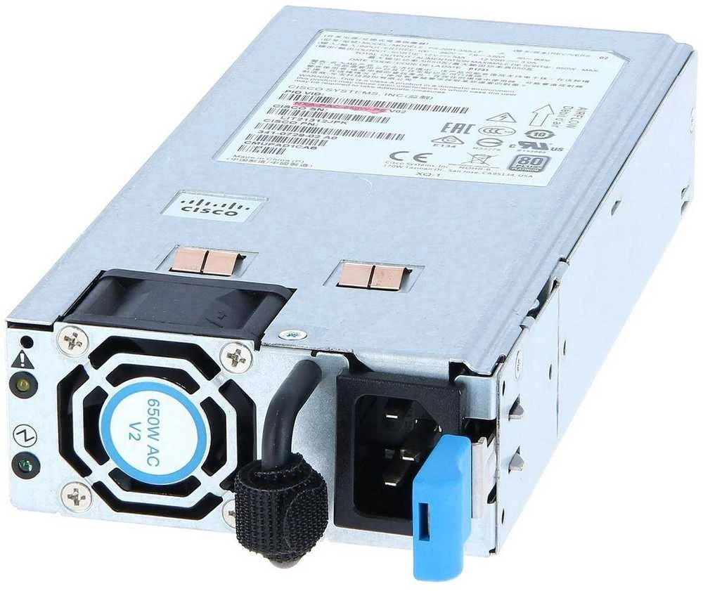 Cisco NEXUS NEBS AC 650W maitinimo blokas - kairiojo šono išmetimo sistema