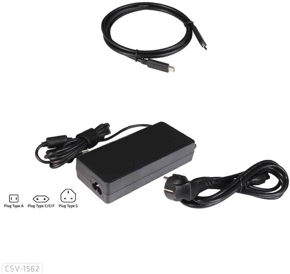 Club 3D CLD CLUB3D CSV-1562 knyginių kompiuterių dokas / jungčių replikatorius Prijungimas USB 3.2 Gen 1 (3.1 Gen 1) Type-C Juoda
