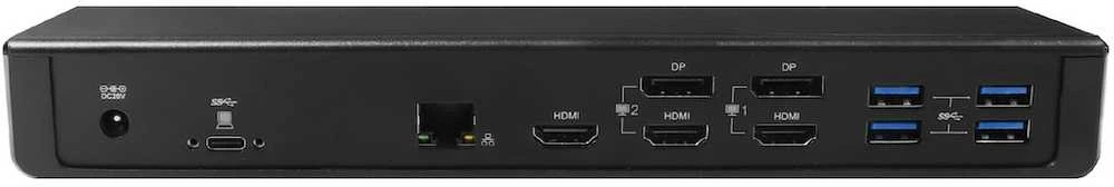 Club 3D CLD CLUB3D CSV-1562 knyginių kompiuterių dokas / jungčių replikatorius Prijungimas USB 3.2 Gen 1 (3.1 Gen 1) Type-C Juoda