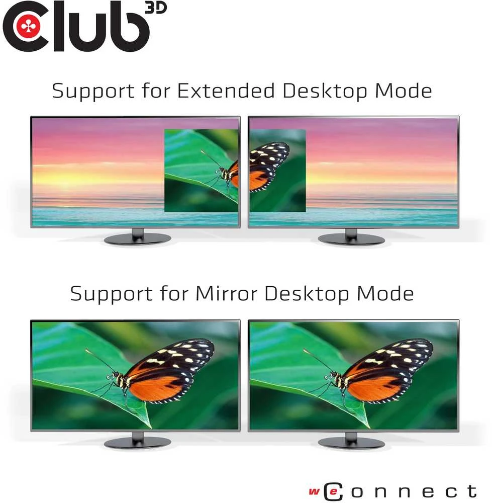 Club 3D CLD CLUB3D CSV-1562 knyginių kompiuterių dokas / jungčių replikatorius Prijungimas USB 3.2 Gen 1 (3.1 Gen 1) Type-C Juoda