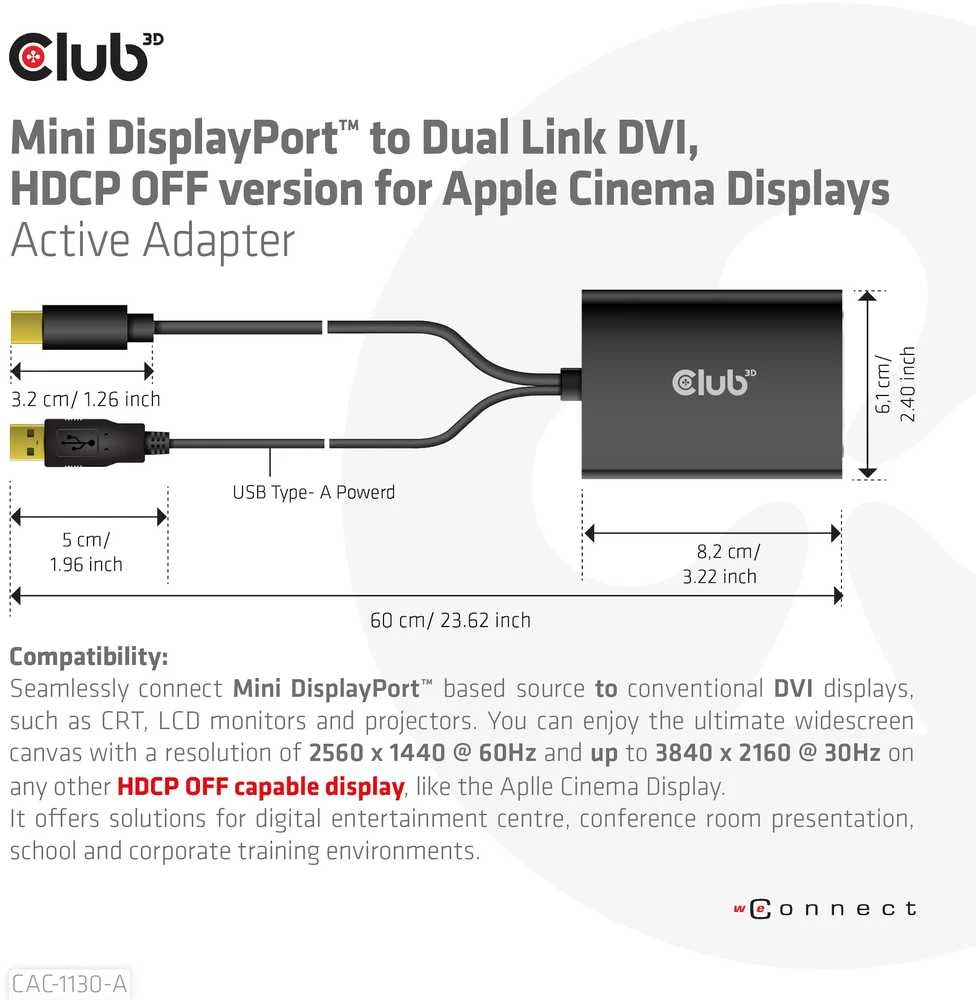 Club 3D USB-C/A stotis / replikatorius (CSV-1611)
