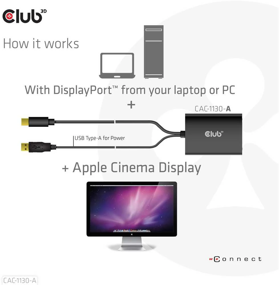 Club 3D USB-C/A stotis / replikatorius (CSV-1611)