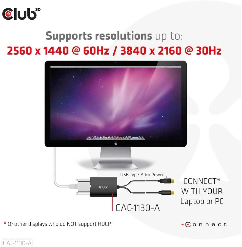 Club 3D USB-C/A stotis / replikatorius (CSV-1611)