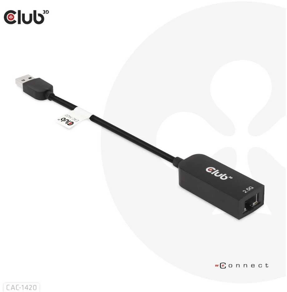 Club 3D CLUB3D cac-1420 usb A Eternetas Juoda