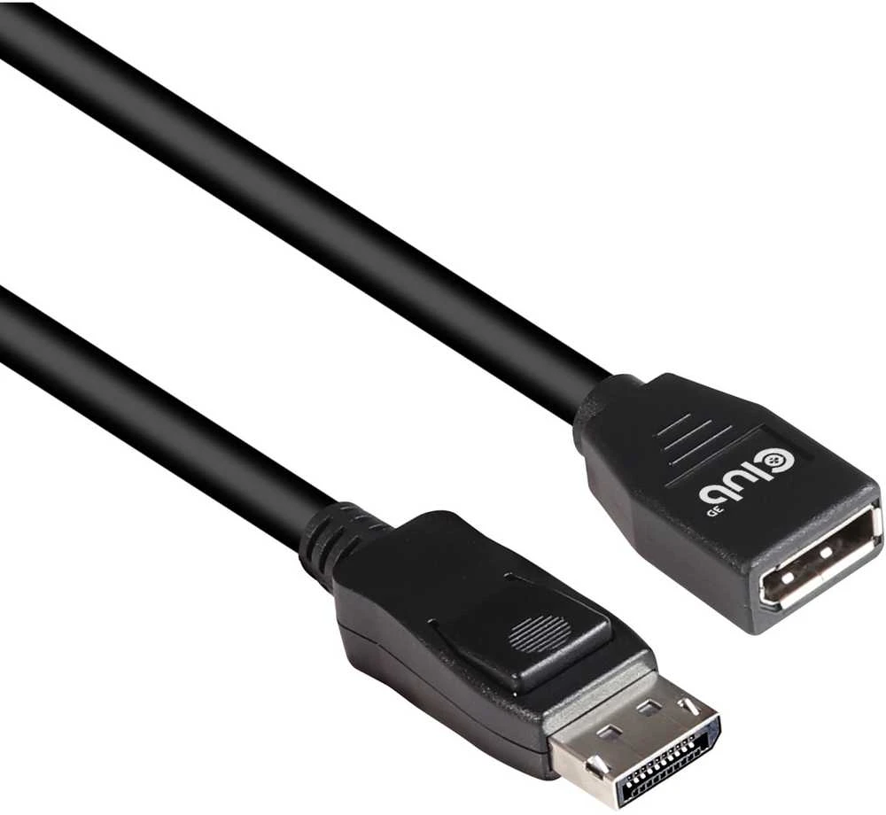 Club 3D CLUB3D CAC-1022 kabelių sąsaja / invertavimo adapteris Displayport 1.4 Juoda