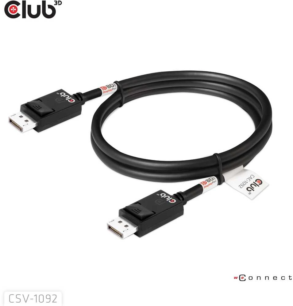 Club 3D CLD CLUB3D CAC-1092 „DisplayPort“ kabelis 1,6 m Juoda