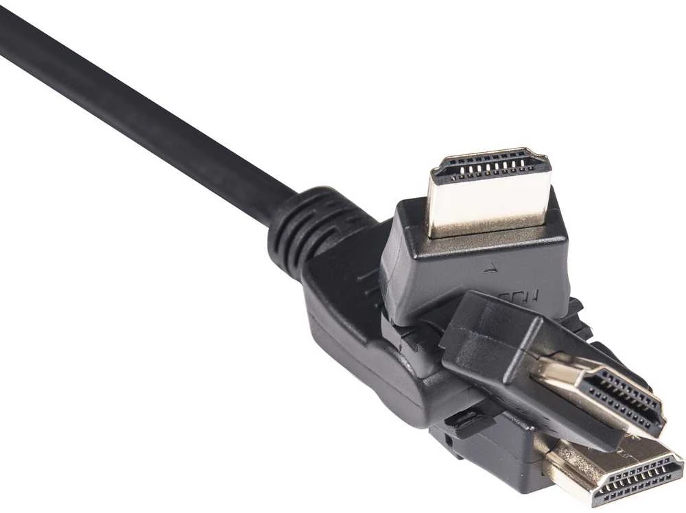 Club 3D CLUB3D HDMI 2.0 4K60Hz UHD 360 laipsnių sukamasis kabelis 2m/6.74ft