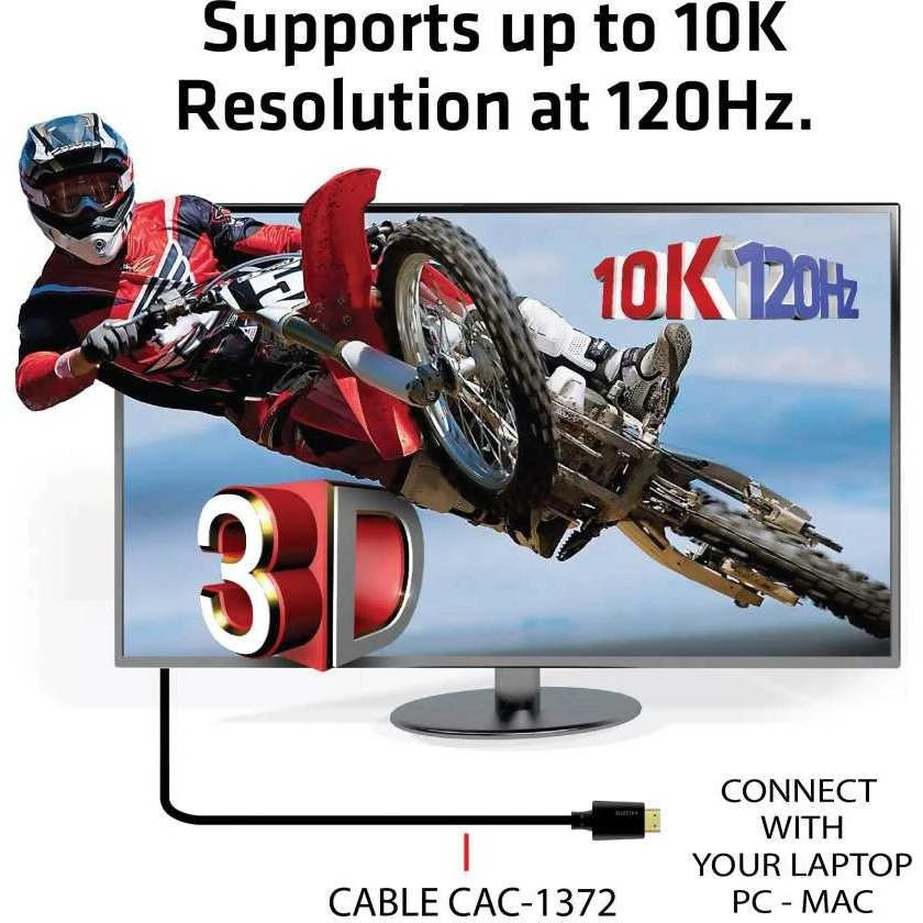CLUB 3D HDMI 2.1 10K 120Hz 2M M/M