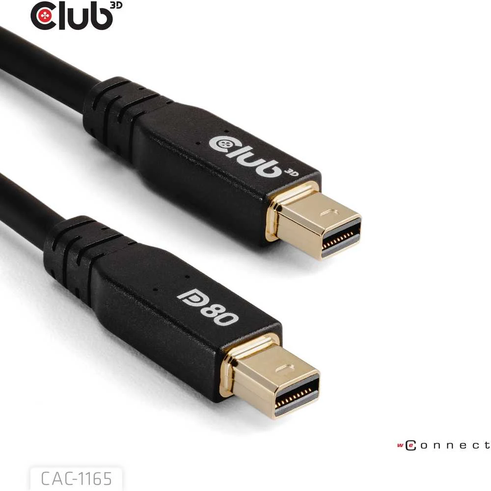 Cable Club 3D Club3D Cable MiniDP 2.1 MiniDP 2.1 1m 10K60Hz St/St mažmeninė prekyba