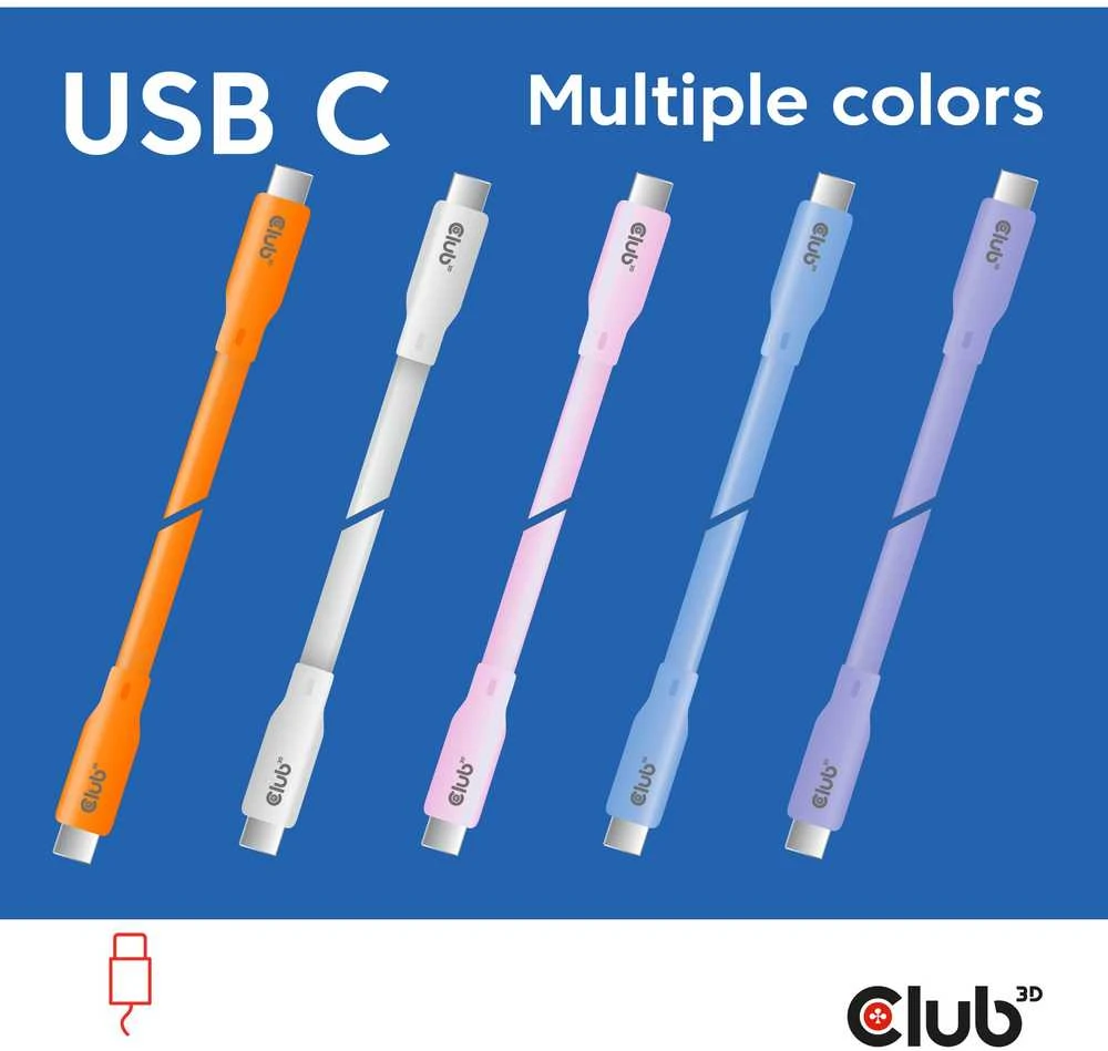 Club 3D CLUB3D CAC-3004 kabelis USB USB4 Gen 2x2 2 m USB C Violetinis
