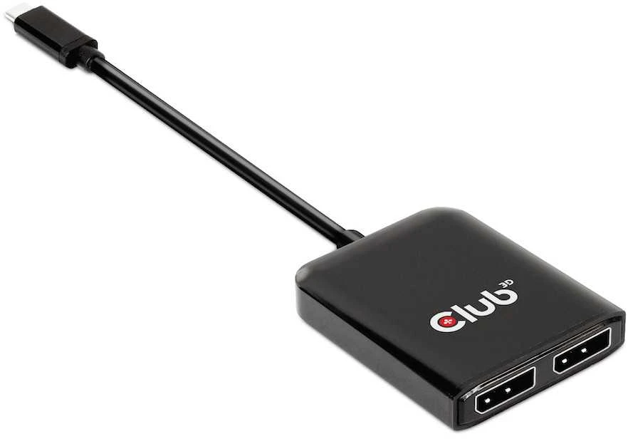 Club 3D CLUB3D CSV-1555 šakotuvas MST USB-C su 2x DISplayPort