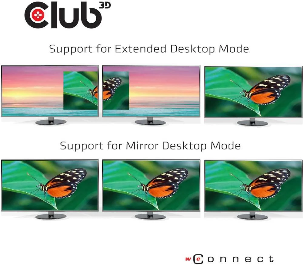 Club 3D CSV-1550 3.2 C tipo stotis / replikatorius