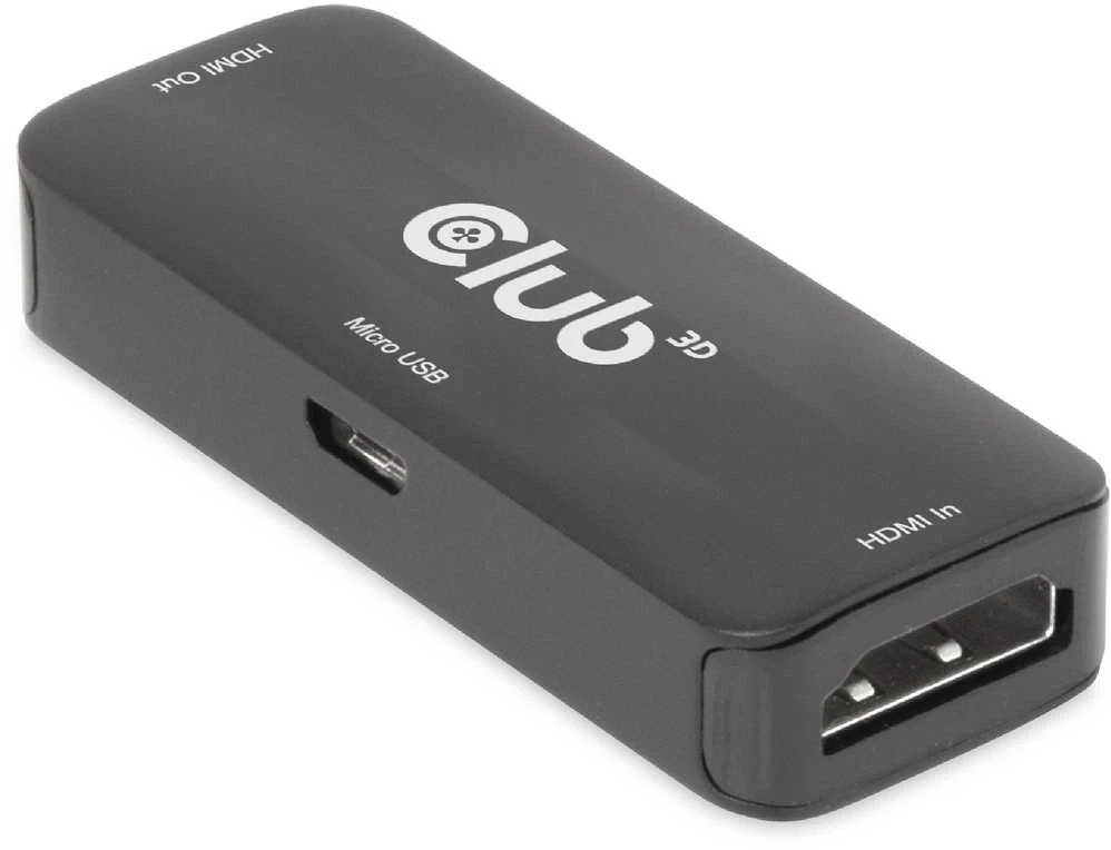 Club 3D Club3D adapteris aktyvus HDMI 4K60Hz (F/F), juodas