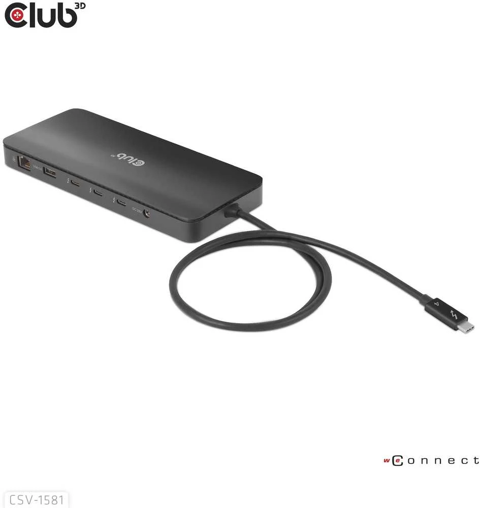 CLUB 3D Thunderbolt TM 4 sertifikuotas DS