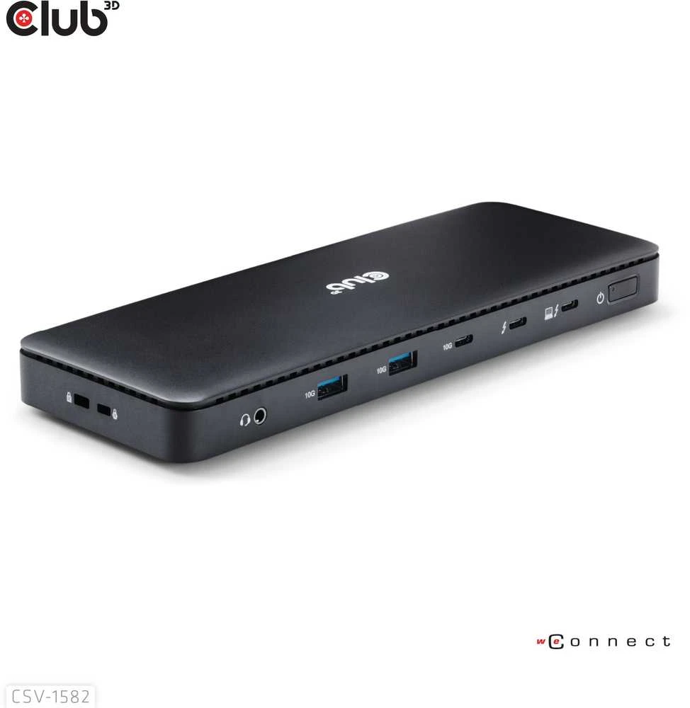 Club 3D 12-in-1 Thunderbolt 4 stotis / replikatorius (CSV-1582)