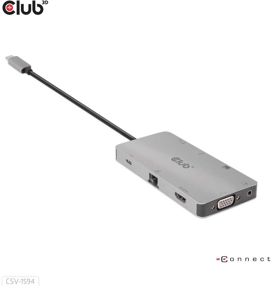 Club 3D USB-C stotis / replikatorius (CSV-1594)