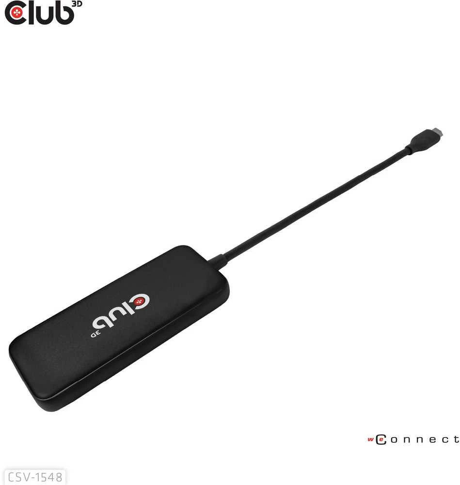 Club 3D Club3D šakotuvas 1xUSB-C ir 4xUSB-C, 10Gbps prievadas, PD 3.0