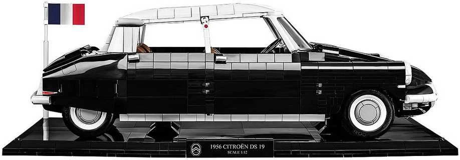 KONSTRUKCIJŲ ŽAIDIMAS - COBI - 1956 METŲ CITROËN DS 19 - Vykdomoji Leidimo Versija - JUODA - 1:12