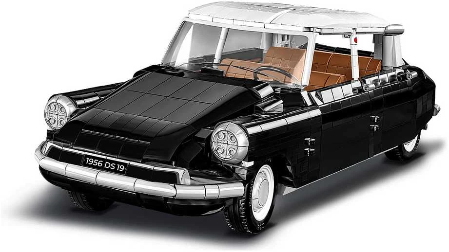KONSTRUKCIJŲ ŽAIDIMAS - COBI - 1956 METŲ CITROËN DS 19 - Vykdomoji Leidimo Versija - JUODA - 1:12