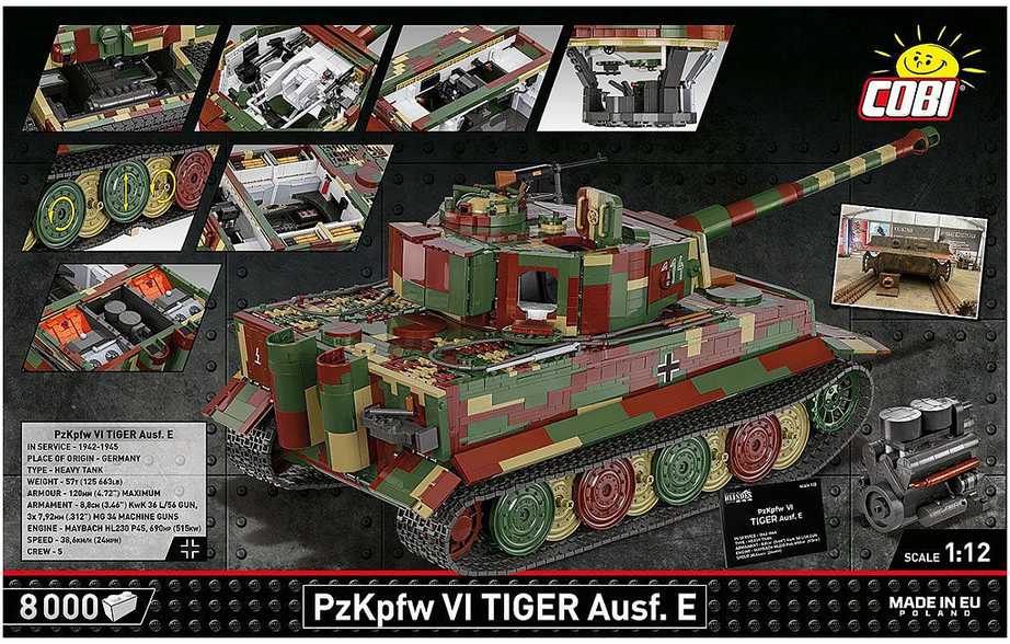 Cobi Panzerkampfwagen VI Tiger Ausf. E - Executive Edition (2807)