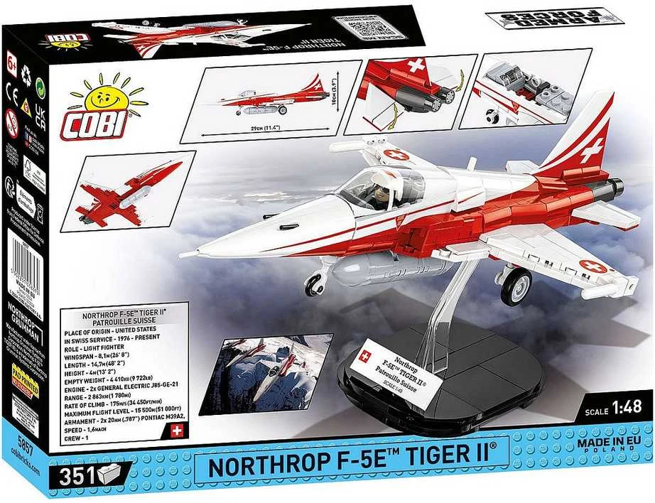 COBI 5857 Armed Forces Northrop F-5E Tiger II 351 laikrodis