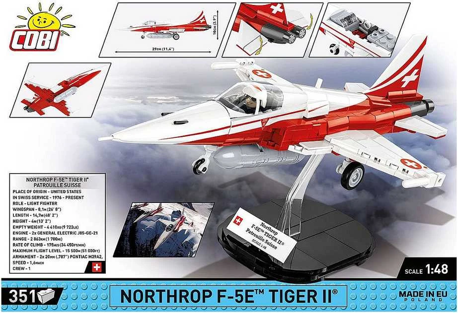 COBI 5857 Armed Forces Northrop F-5E Tiger II 351 laikrodis