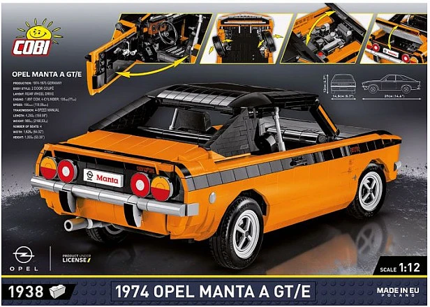 Cobi Opel Manta A GT/E 1974