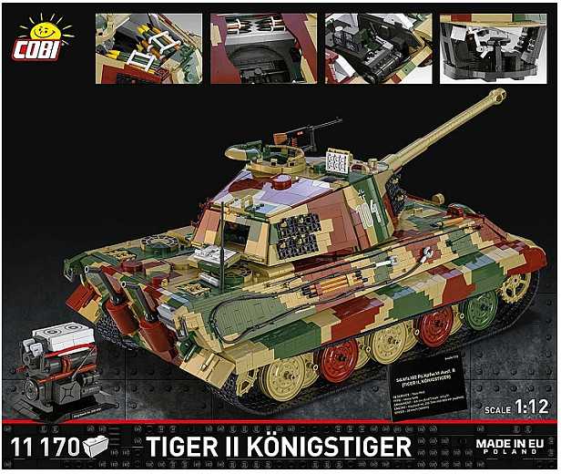 Cobi Tiger II Król tygrys (2808)